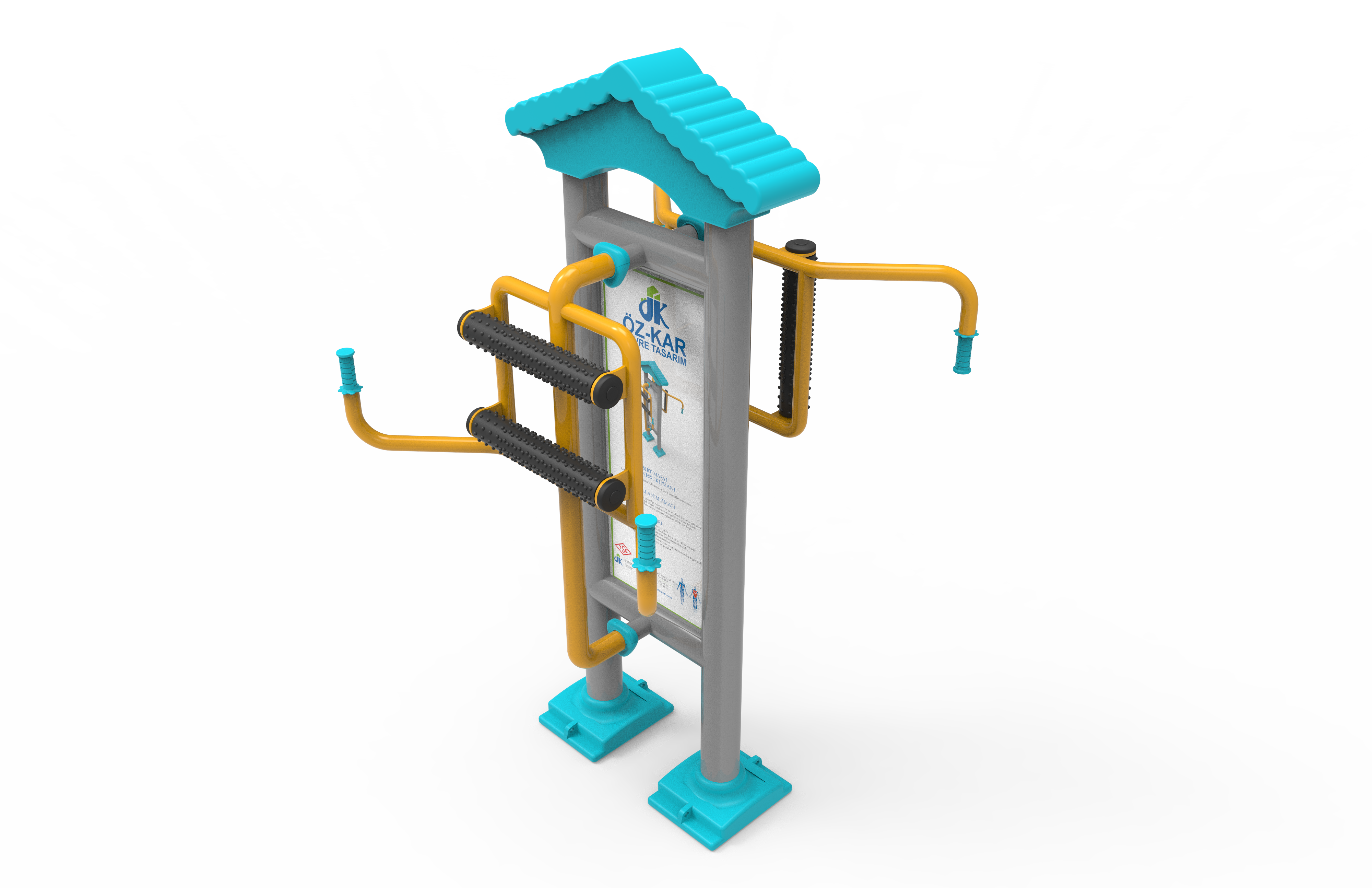 Sirt Masaj Aleti PF-209 | Dış Mekan Spor Aletleri | Erse Kent Mobilyaları